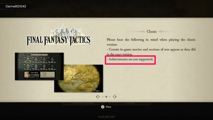 FF Tactics Classic Mode