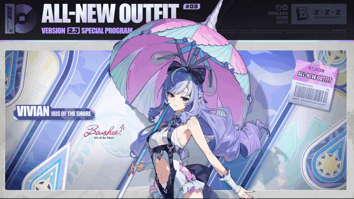 Vivian Summer Skin - Iris of the Shore