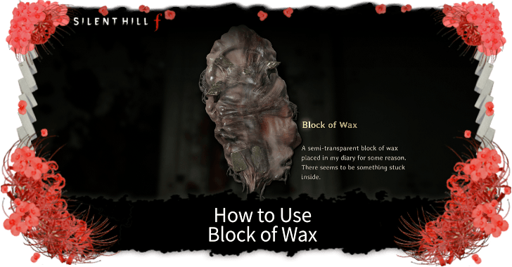 Silent Hill f  Block of Wax