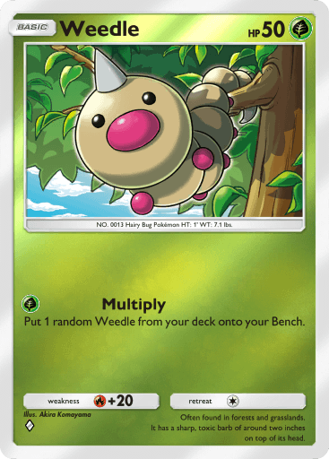 Pokemon TCG Pocket - A4b 007 Weedle