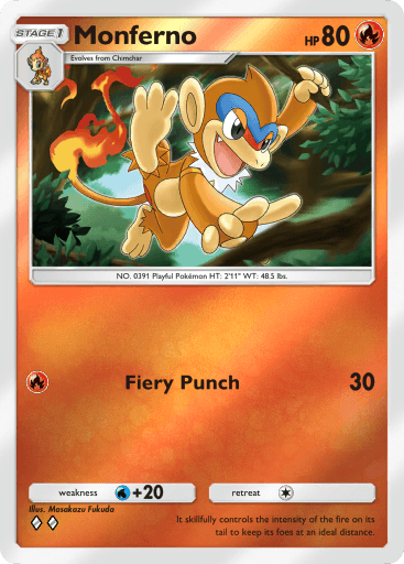 Pokemon TCG Pocket - A4b 074 Monferno