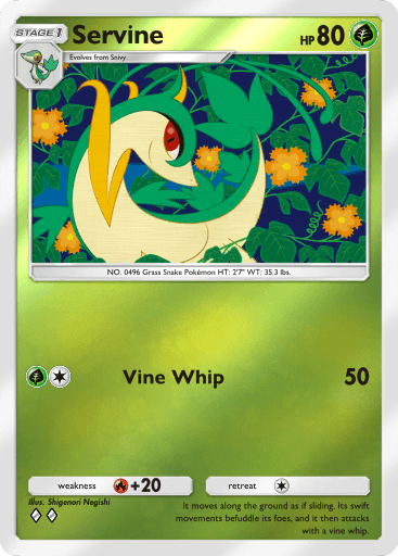 Pokemon TCG Pocket - A4b 035 Servine