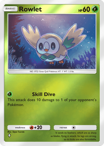 Pokemon TCG Pocket - A4b 039 Rowlet