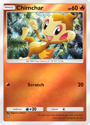 Pokemon TCG Pocket - A4b 072 Chimchar