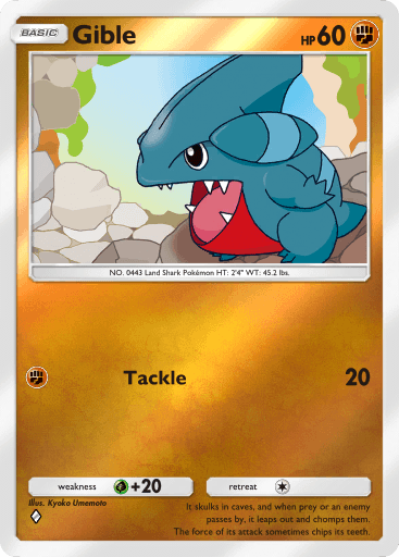 Pokemon TCG Pocket - A4b 206 Gible
