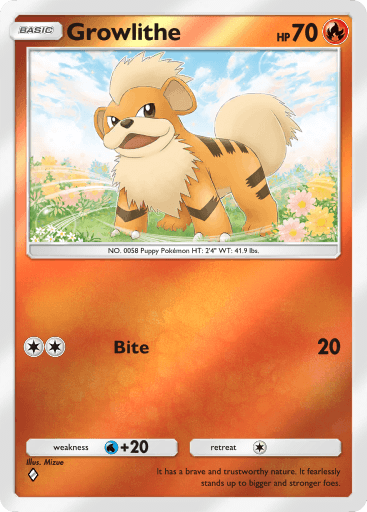 Pokemon TCG Pocket - A4b 062 Growlithe
