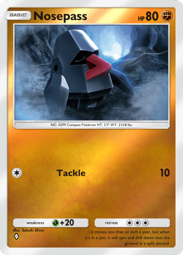 Pokemon TCG Pocket - A4b 204 Nosepass