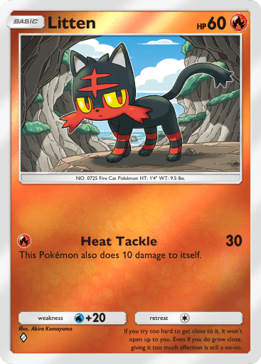 Pokemon TCG Pocket - A4b 079 Litten