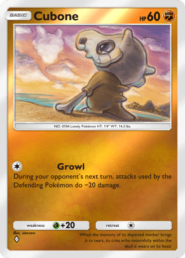 Pokemon TCG Pocket - A4b 195 Cubone