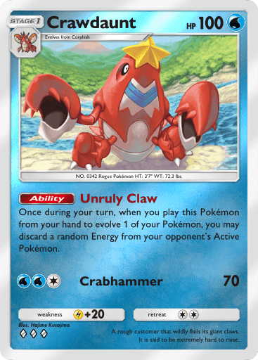 Pokemon TCG Pocket - A4b 105 Crawdaunt