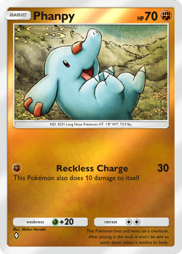Pokemon TCG Pocket - A4b 201 Phanpy