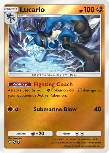 Pokemon TCG Pocket - A4b 213 Lucario
