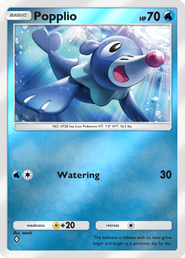 Pokemon TCG Pocket - A4b 117 Popplio