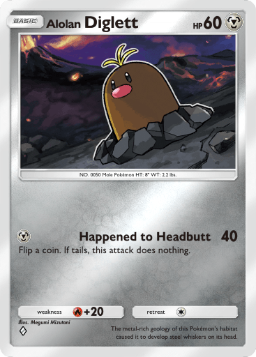 Pokemon TCG Pocket - A4b 250 Alolan Diglett