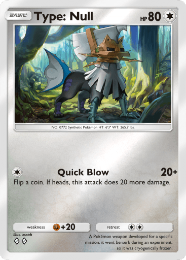 Pokemon TCG Pocket - A4b 301 Type Null