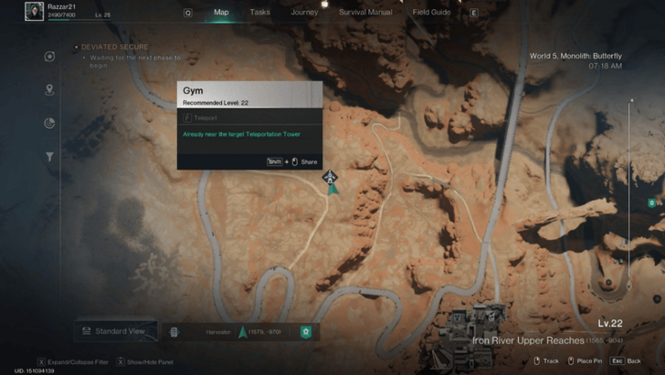 Once Human - Red Hot Chili Pepper Gym map