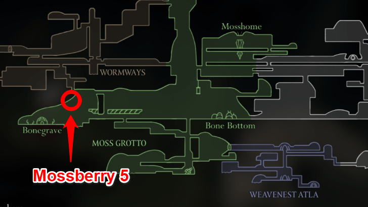 Mossberry 5 Map Location