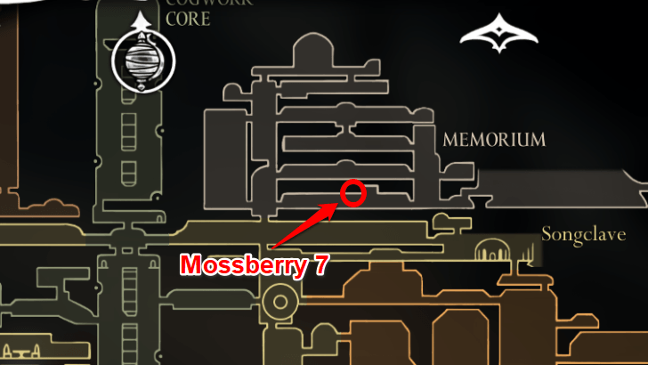 Mossberry 7 Map Location