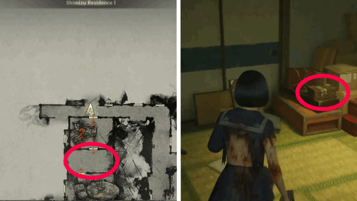 Silent Hill f- Inari Box 7 Location