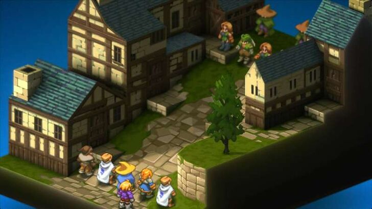 Final Fantasy Tactics - Merchant City of Dorter Field View
