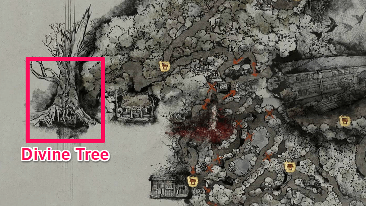 Divine Tree Map Location