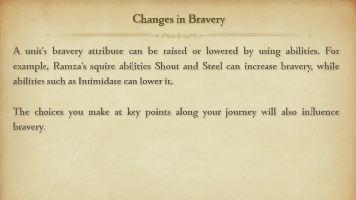 Bravery Changes