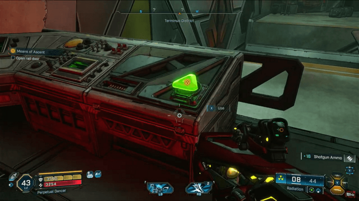 Rail Depot Door Button