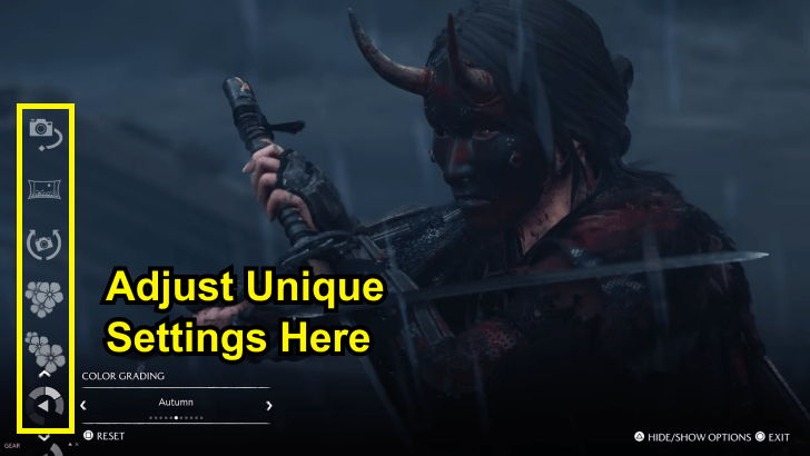 Adjust Photo Settings