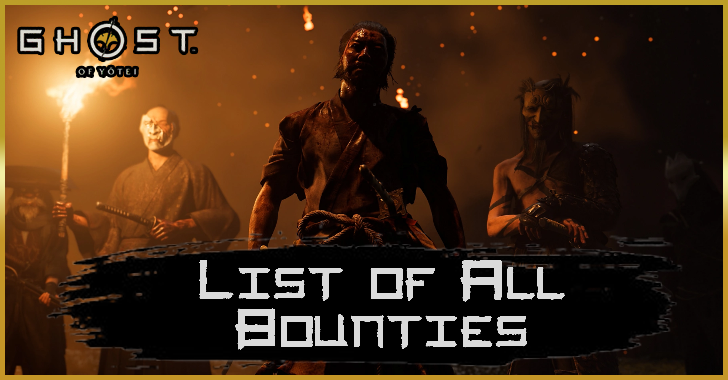 Ghost of Yotei - All Bounties
