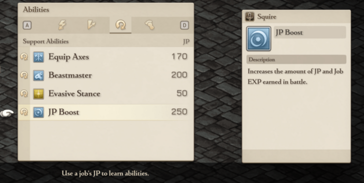 Learn JP Boost as a Squire