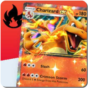 Charizard ex and Moltres ex Deck Icon