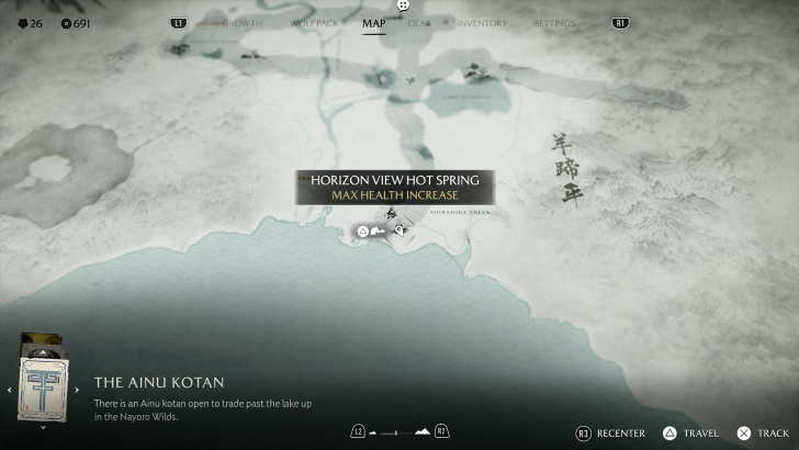 Horizon View Hot Spring Map Image