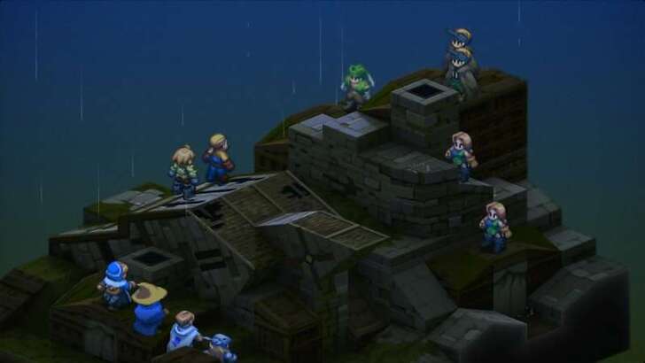 Final Fantasy Tactics - Goug Lowtown Field View