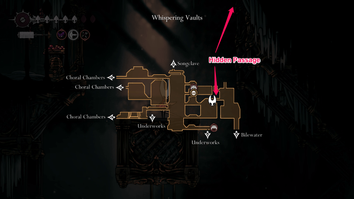 Enter the hidden path