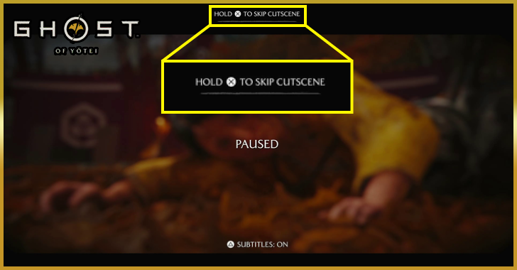 How to Skip Cutscene