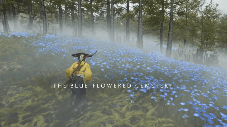 Crow Genzo Blue-Flowered Cemetery