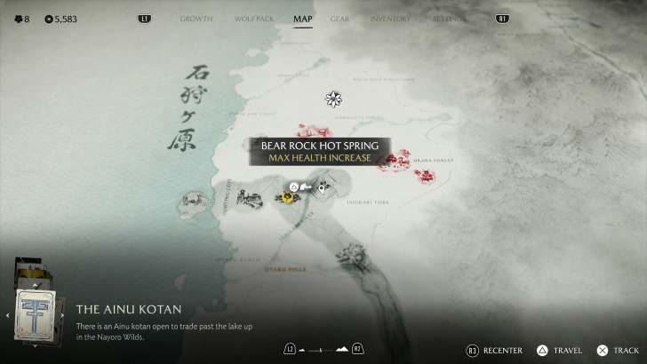 Bear Rock Hot Spring Map Image