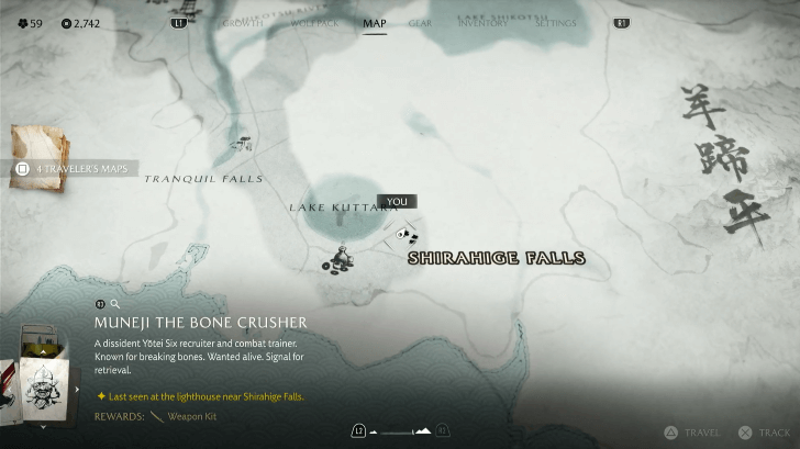 Muneji the Bone Crusher Location