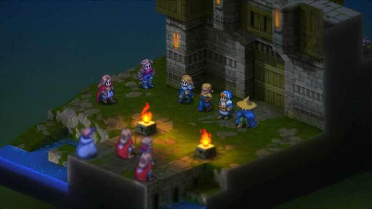 Final Fantasy Tactics - Lionel Castle Gate Field View