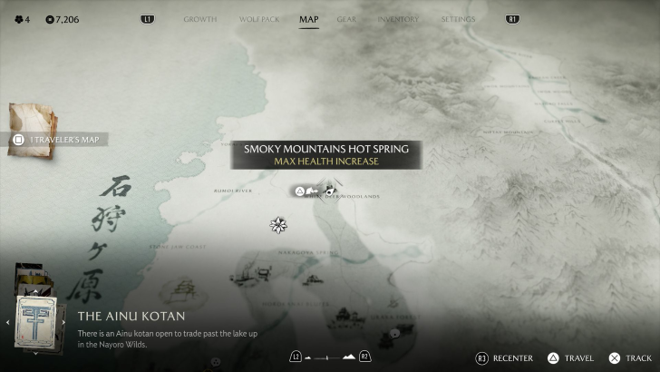 Smoky Mountains Hot Spring Map Image