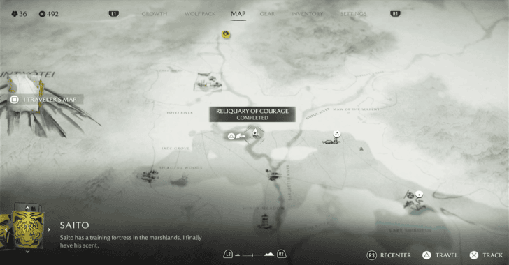 Reliquary of Courage Map Image