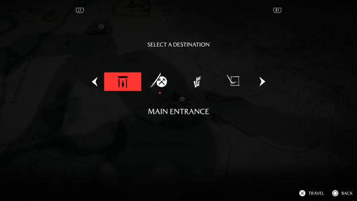 Fast Travel to a point of interest