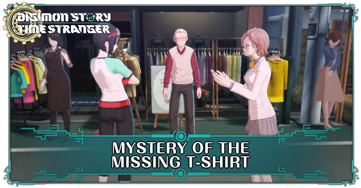 Digimon Story Time Stranger - Mystery of the Missing T-Shirt Walkthrough
