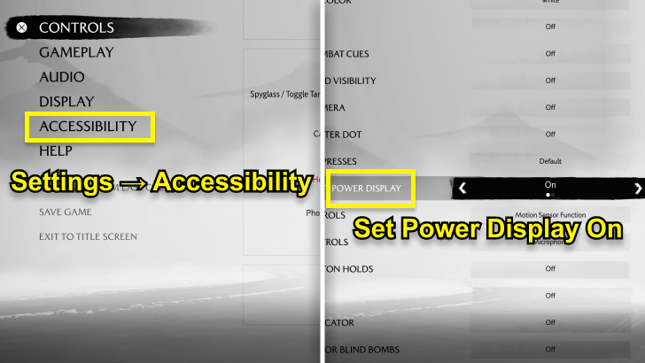 How to Turn on Zeni Hajiki Power Display