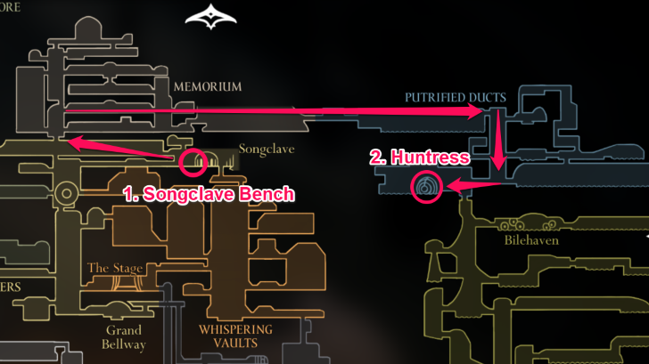 Huntress Directions through Memorium
