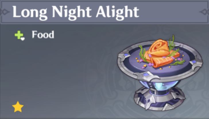 Genshin Impact - How to Get Long Night Alight and Effects