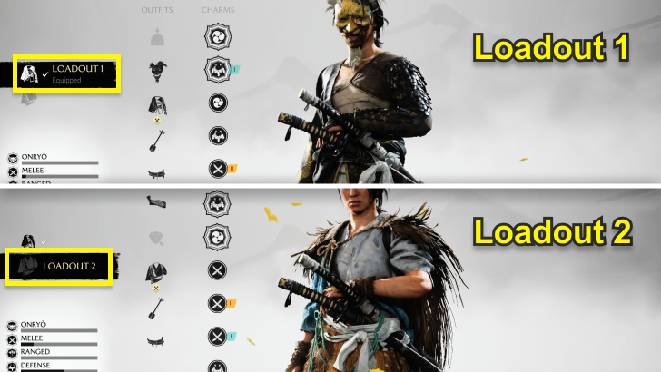 Having multiple loadouts