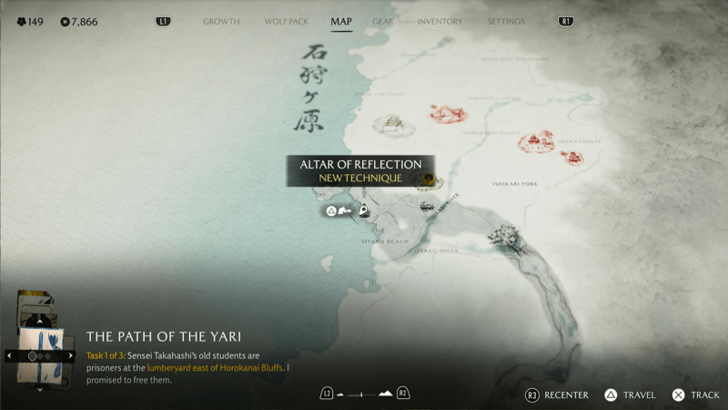 Howling Cove Altar Map Image