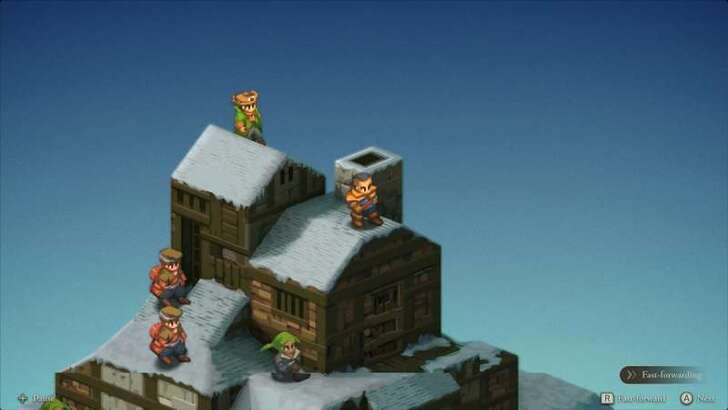 Final Fantasy Tactics - Mining Town of Gollund Field View