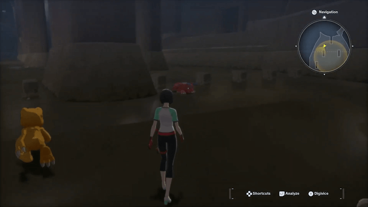 Find mystery Digimon in search area